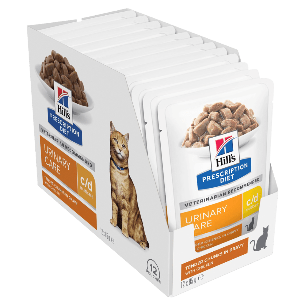 C/D Multicare Chicken Cat Food Pouches
