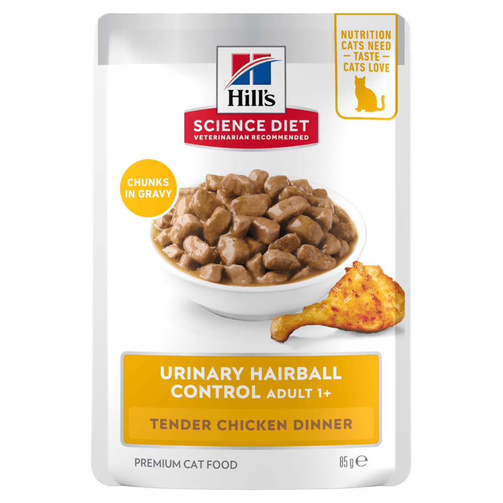 Urinary Hairball Control Adult Wet Cat Food Pouches