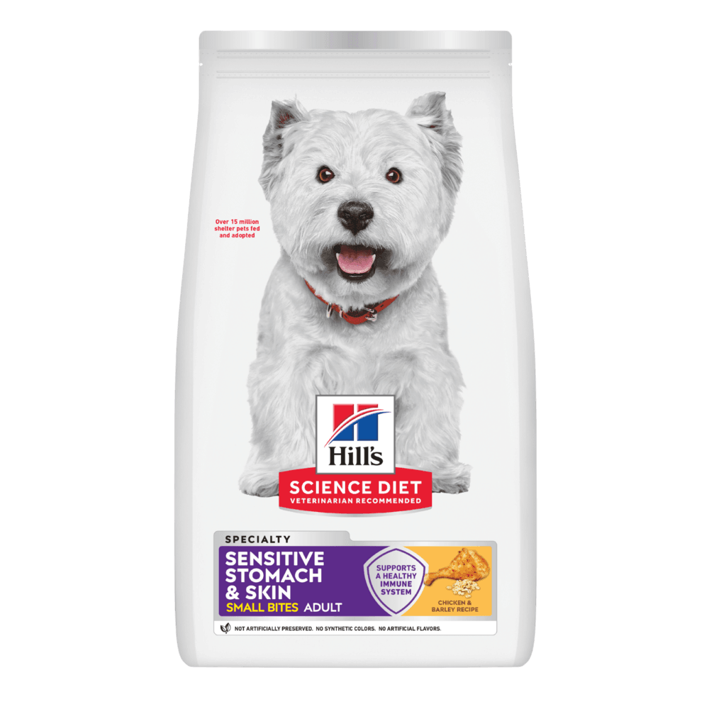 Sensitive Skin & Stomach Chicken Small Bites Adult Dry Dog Food