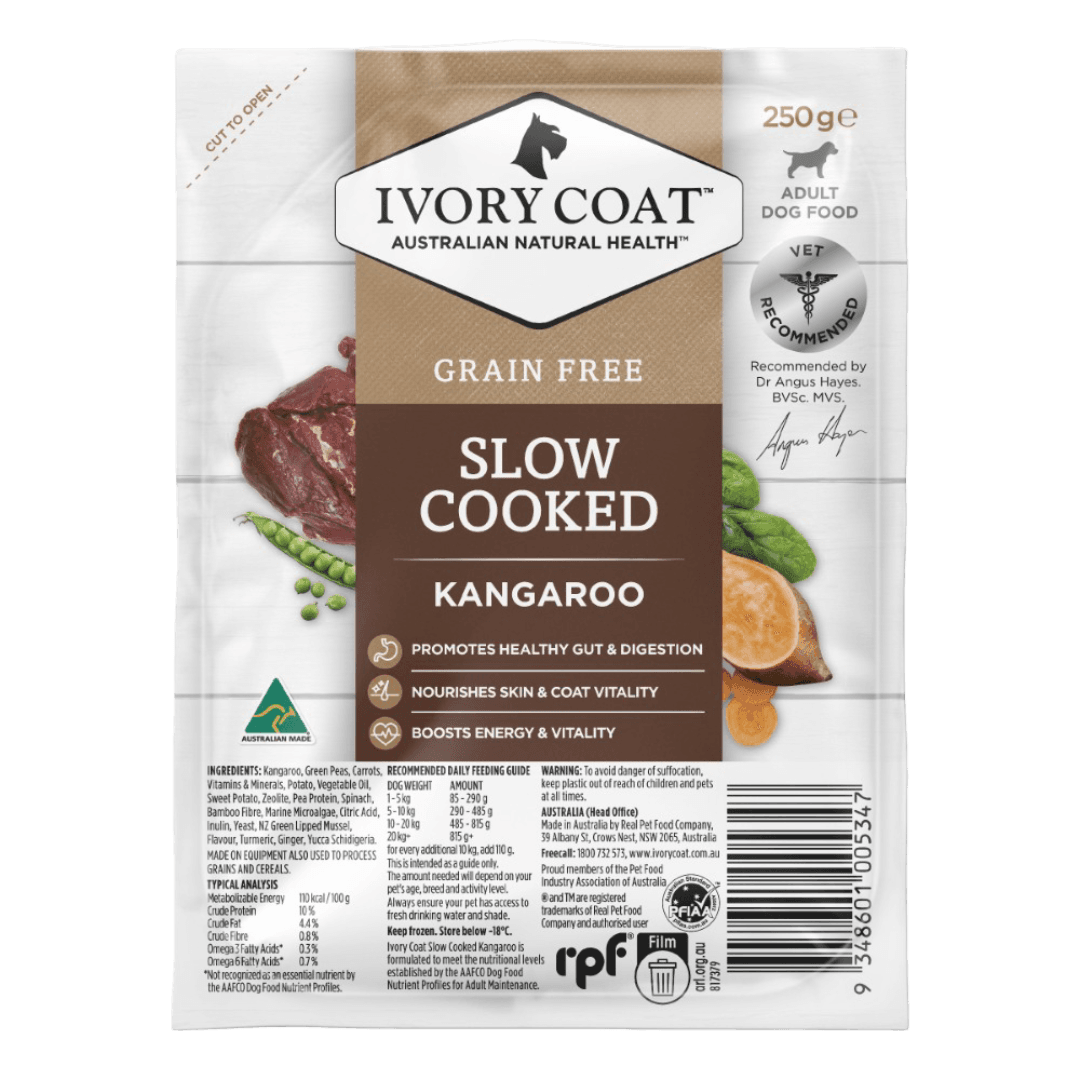 Slow Cooked Kangaroo Grain Free Adult Frozen Dog Food