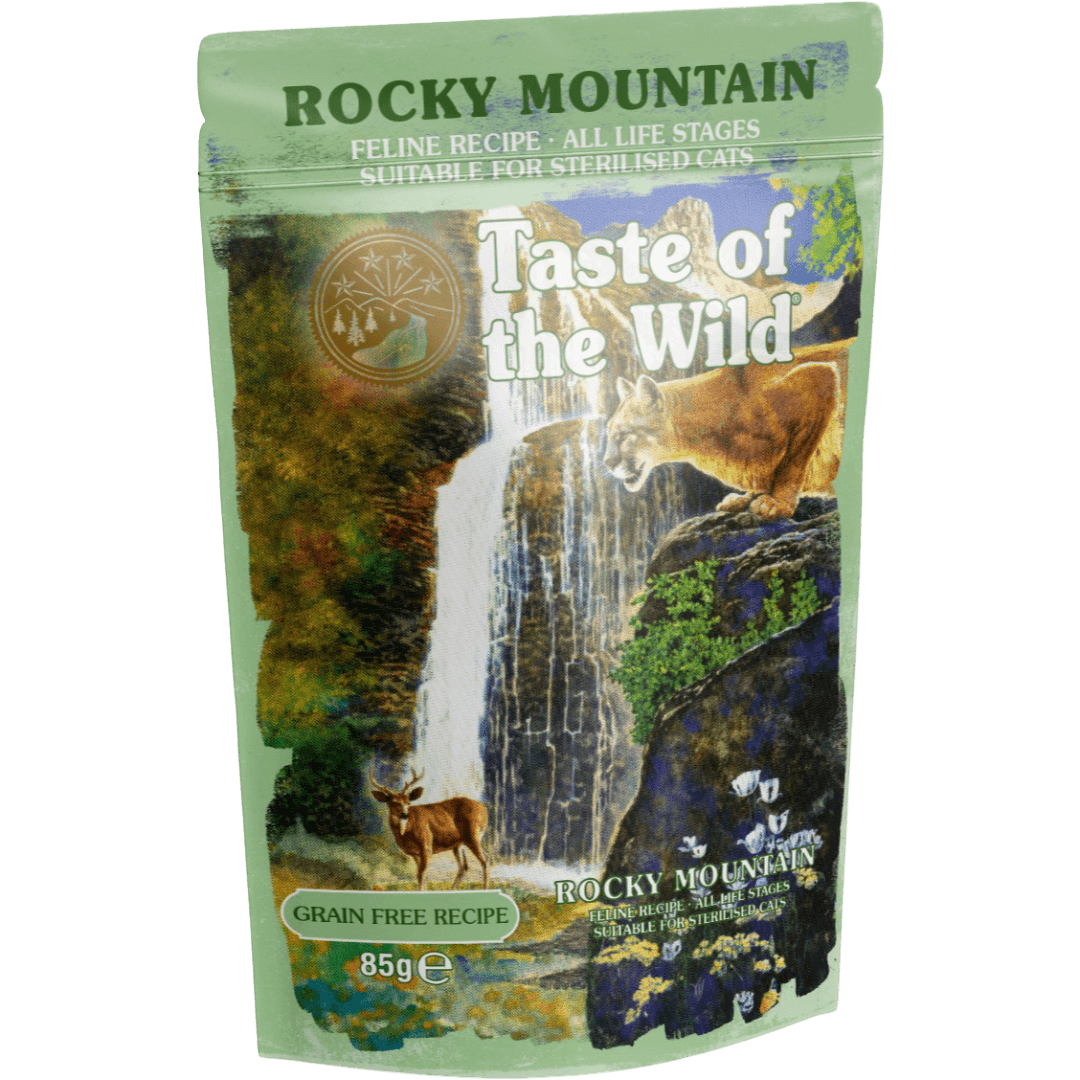 Taste Of The Wild Rocky Mountain All Lifestages Wet Cat Food Pouch