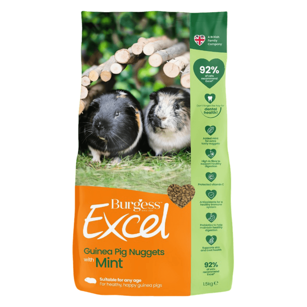 Excel Guinea Pig Nuggets Food with Mint