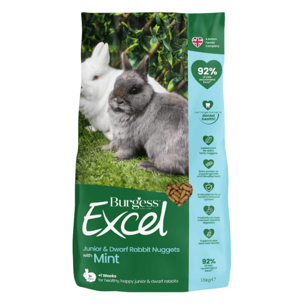 Excel Junior And Dwarf Rabbits Nuggets With Mint