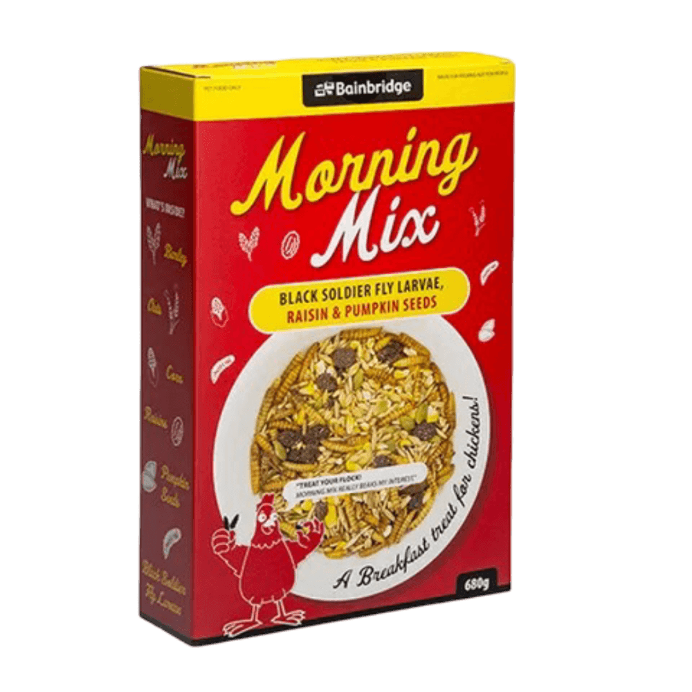 Morning Mix Black Soldier Fly Larvae Raisin And Pumpkin Seed Bird Treats