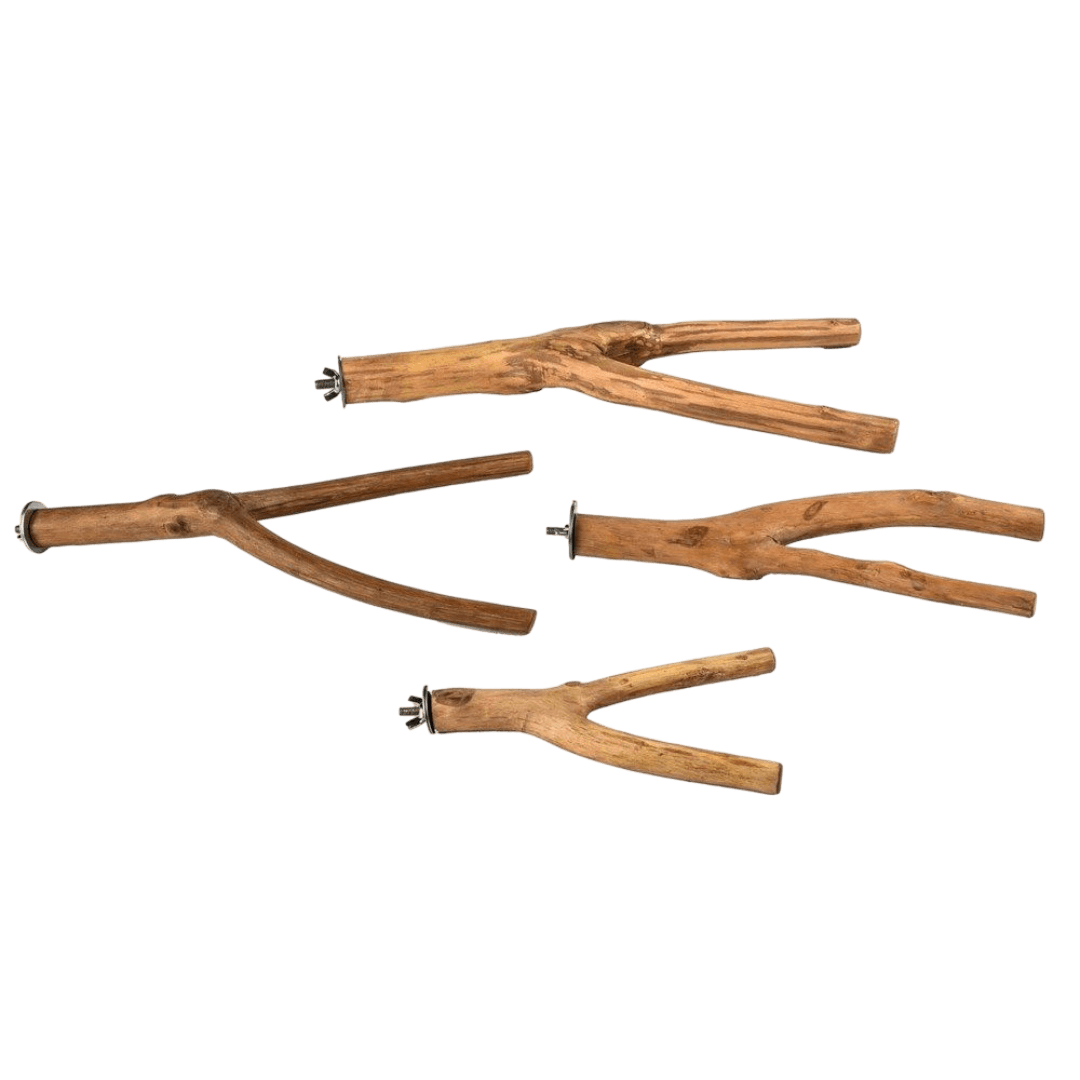 Natural Branch Wooden Bird Perch