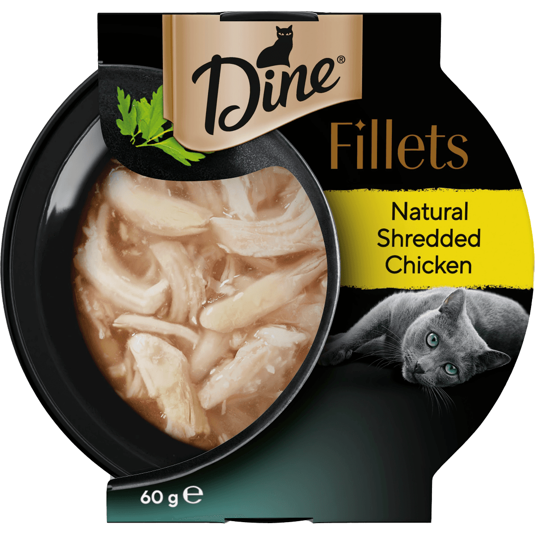 Fillets Natural Shredded Chicken Adult Wet Cat Food Tray
