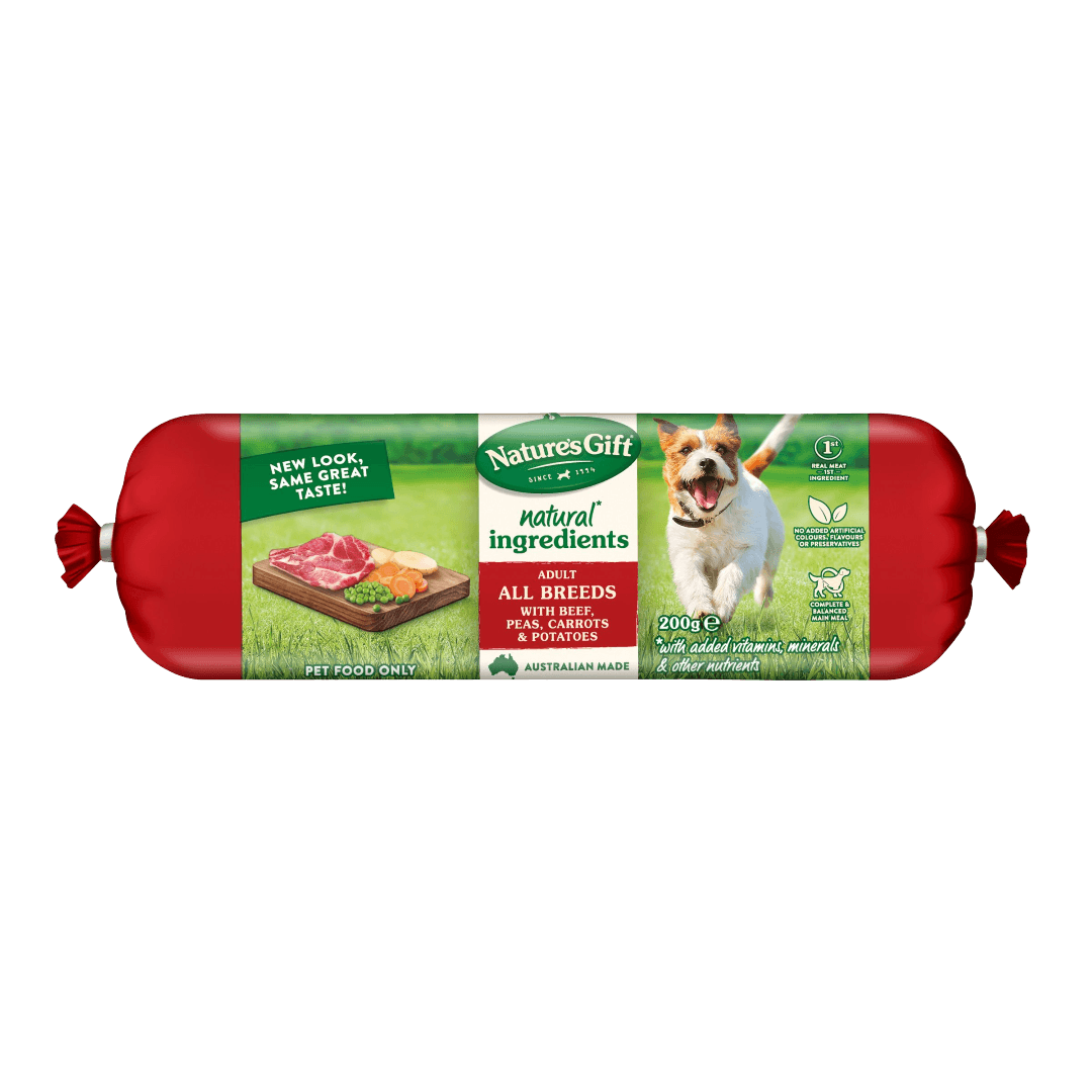 Beef Peas Carrot & Potato Chilled Adult Dog Food Roll