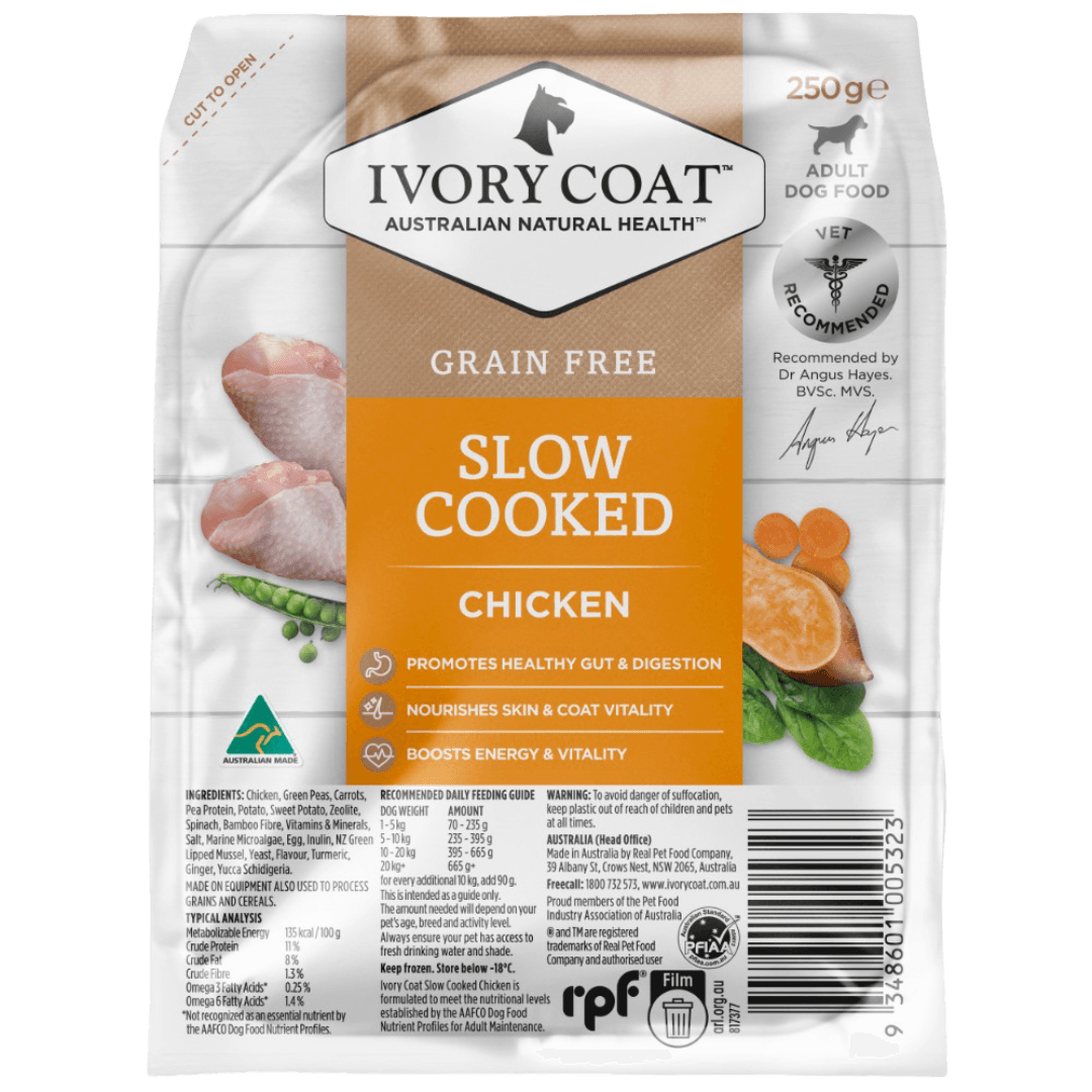 Slow Cooked Chicken Grain Free Adult Frozen Dog Food