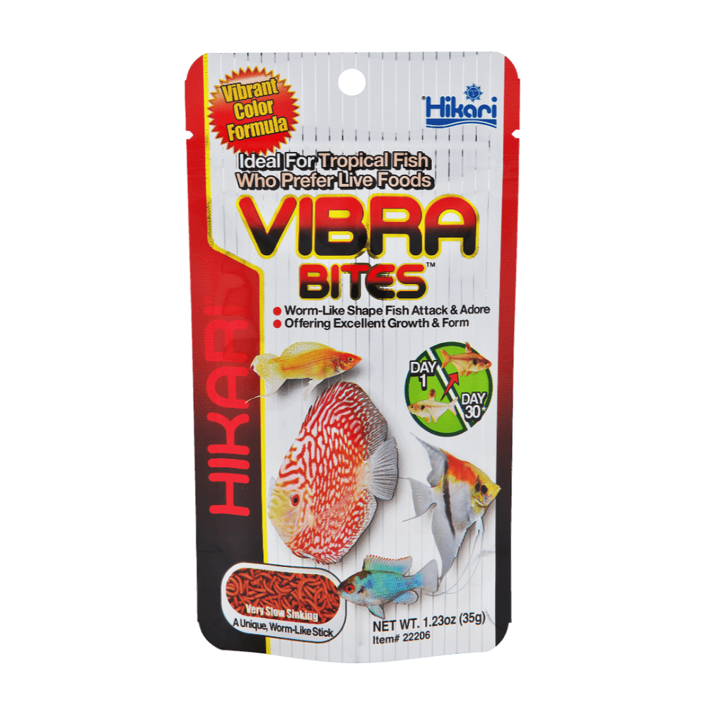 Vibra Bites Slow Sinking Sticks Fish Food