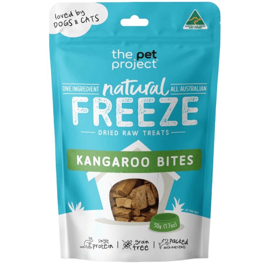 Freeze Dried Kangaroo Bites Dog And Cat Treats