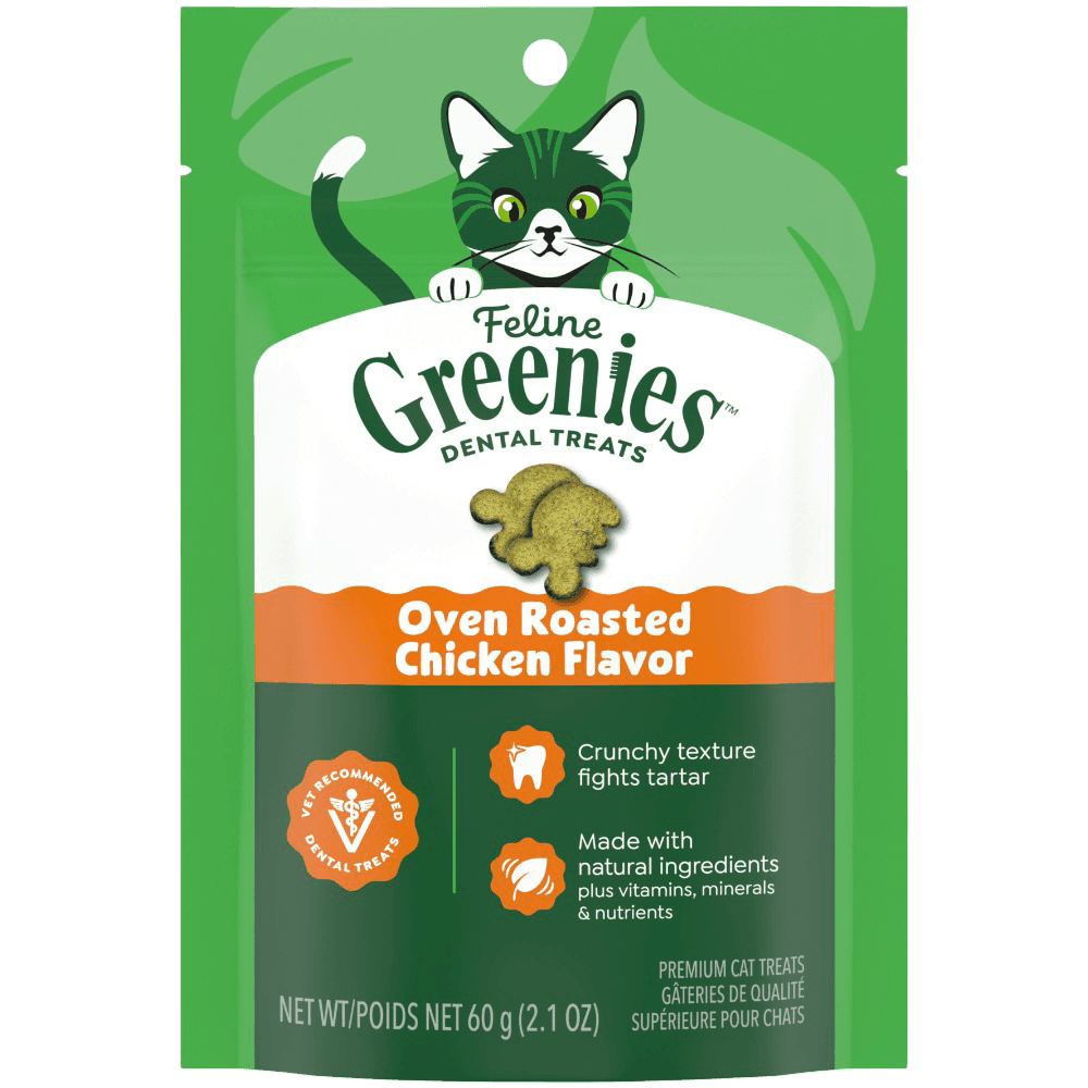 Greenies Cat Treats Dental Oven Roasted Chicken Flavour