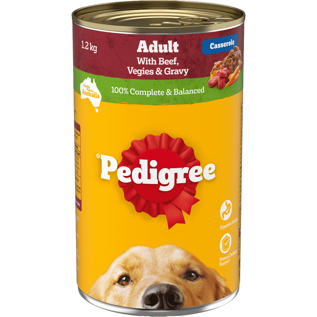 Pedigree Adult Wet Dog Food Beef Vegies Gravy Casserole