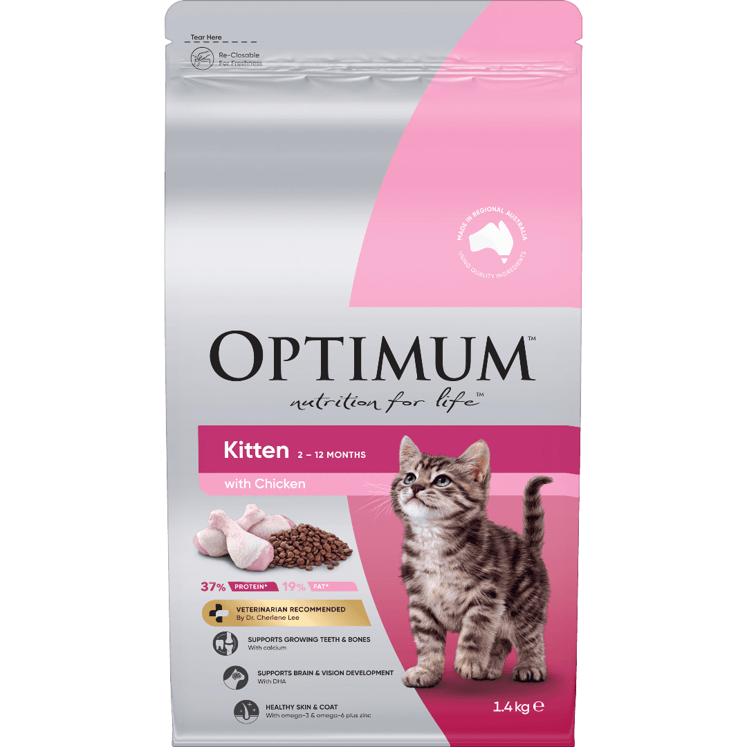 Optimum Kitten with Chicken Dry Cat Food