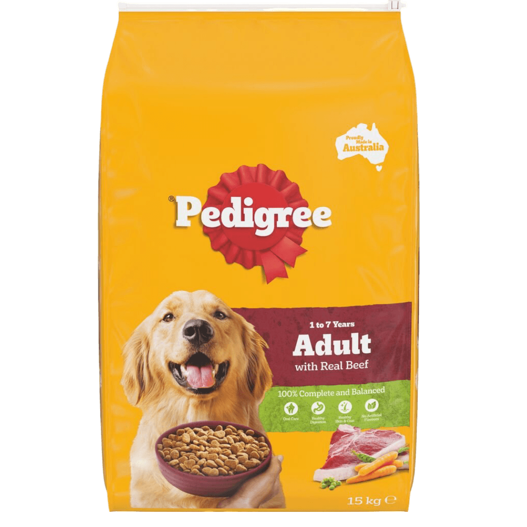 Pedigree Adult Dry Dog Food With Real Beef