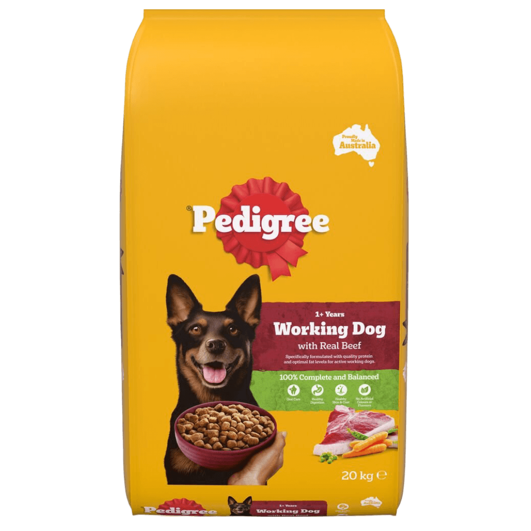 Pedigree Working Dog with Real Beef Adult Dry Dog Food