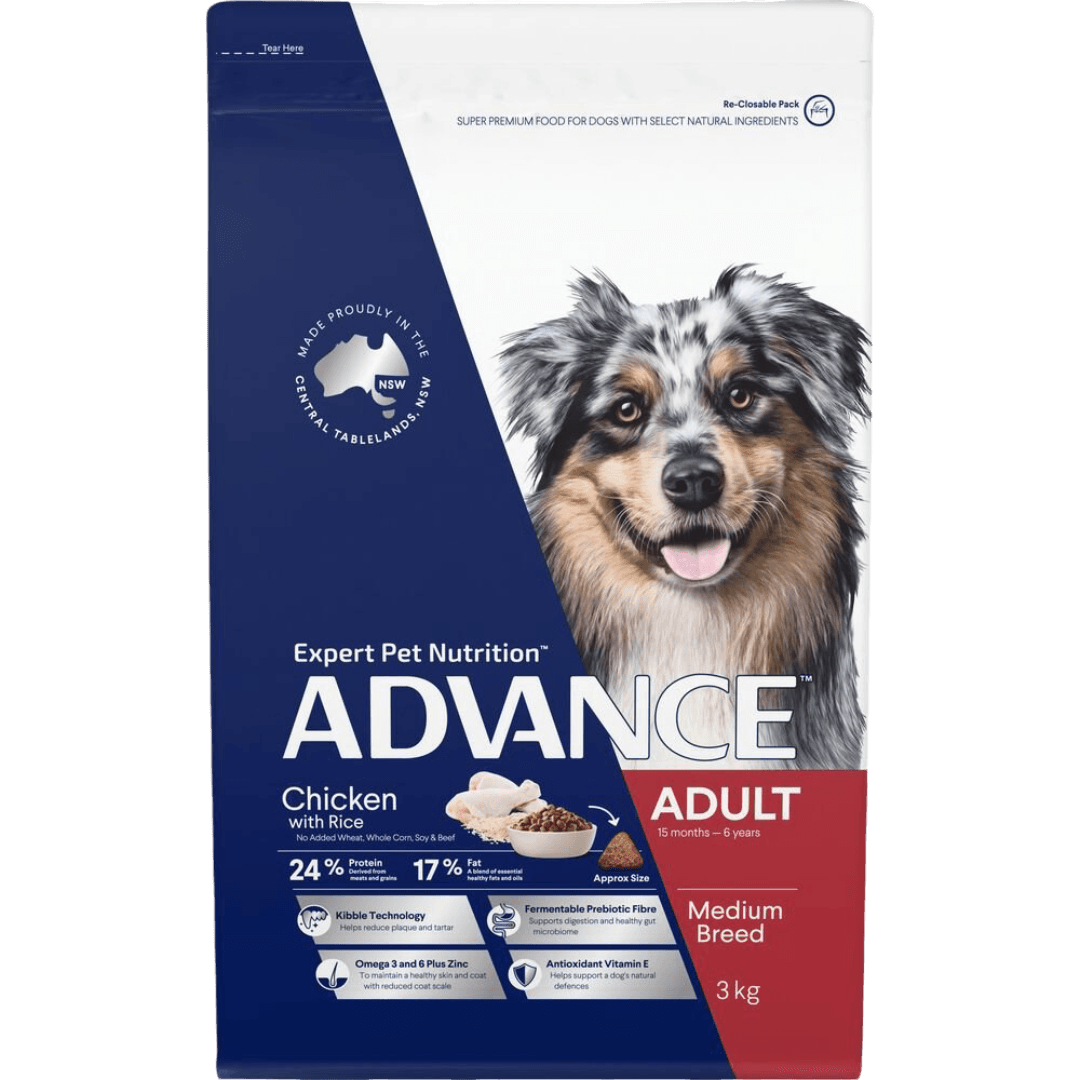 Medium Adult Dry Dog Food Chicken With Rice