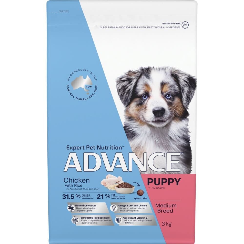 Medium Puppy Dry Dog Food Chicken With Rice