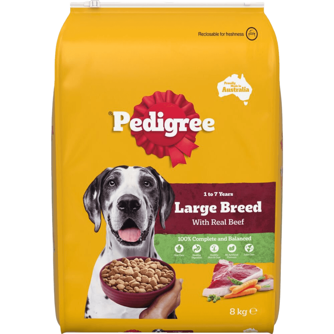 Pedigree Real Beef Large Breed Adult Dry Dog Food