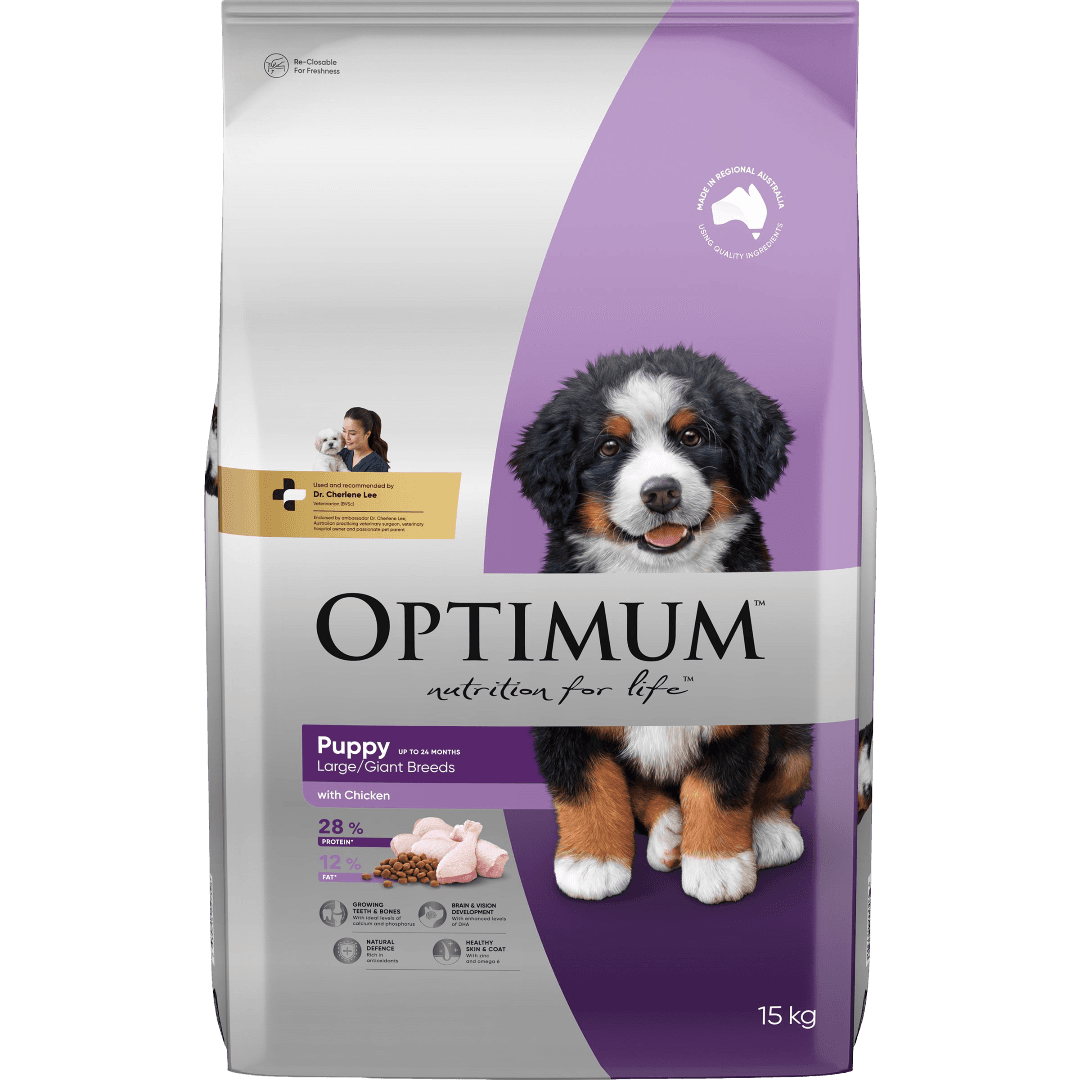 Optimum Large Giant Breed Chicken Puppy Dry Dog Food