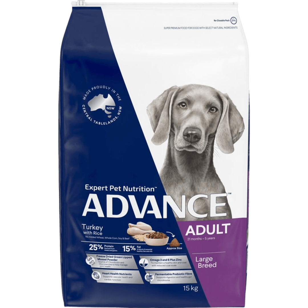 Large Adult Dry Dog Food Turkey With Rice
