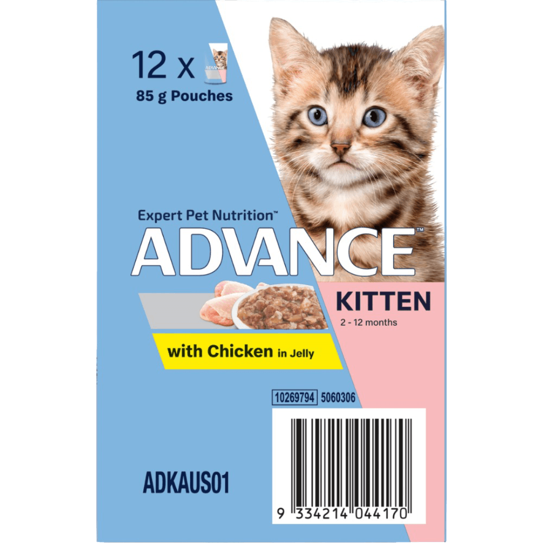 Kitten Chicken In Jelly Wet Cat Food Pouches