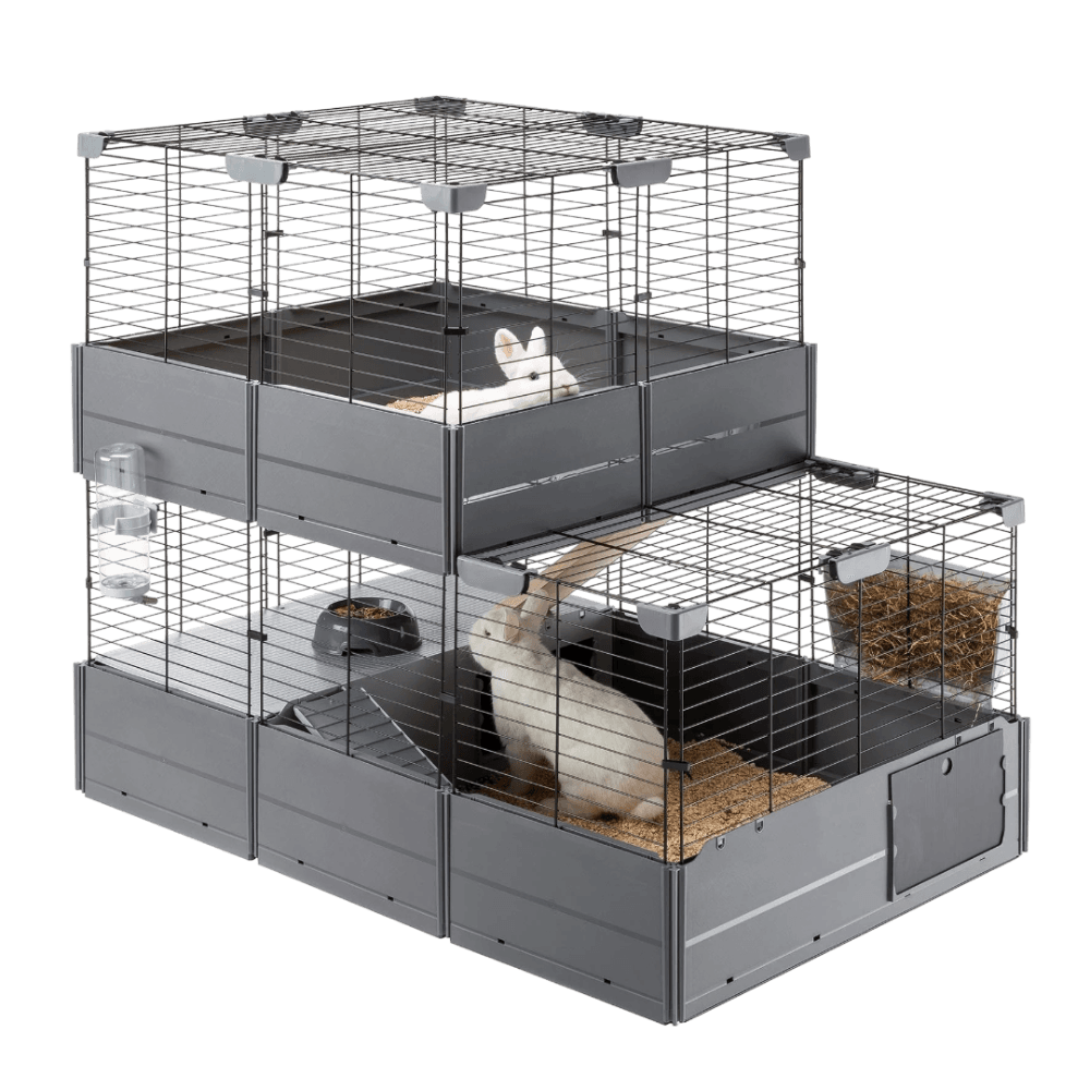 Double Storey Cage Extendable Home for Small Pets