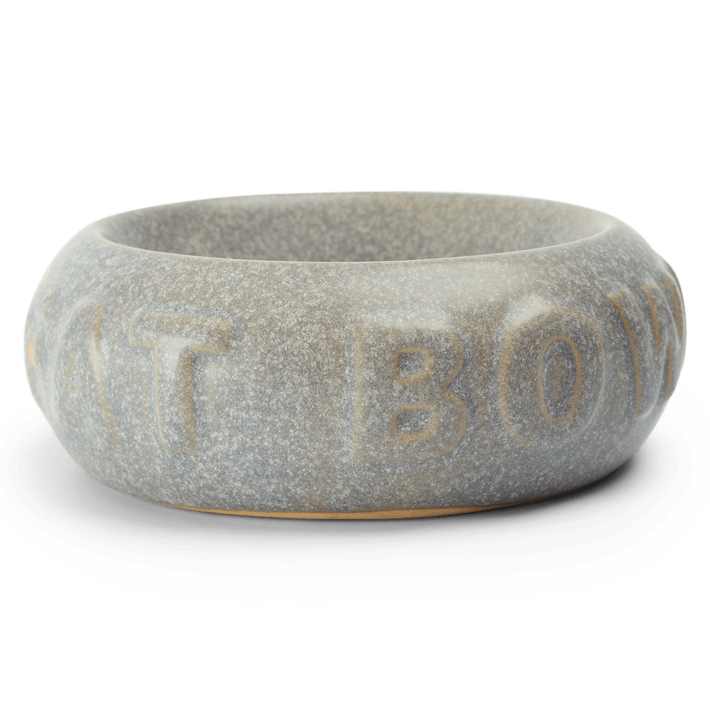 Bubble Ceramic Pet Bowl in Grey