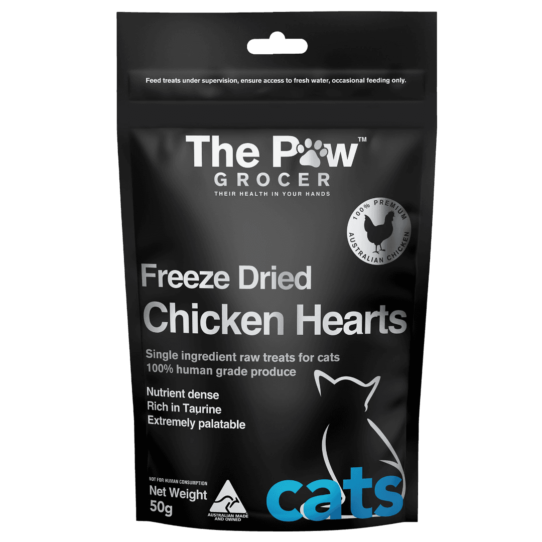 Freeze Dried Chicken Hearts Cat Treats