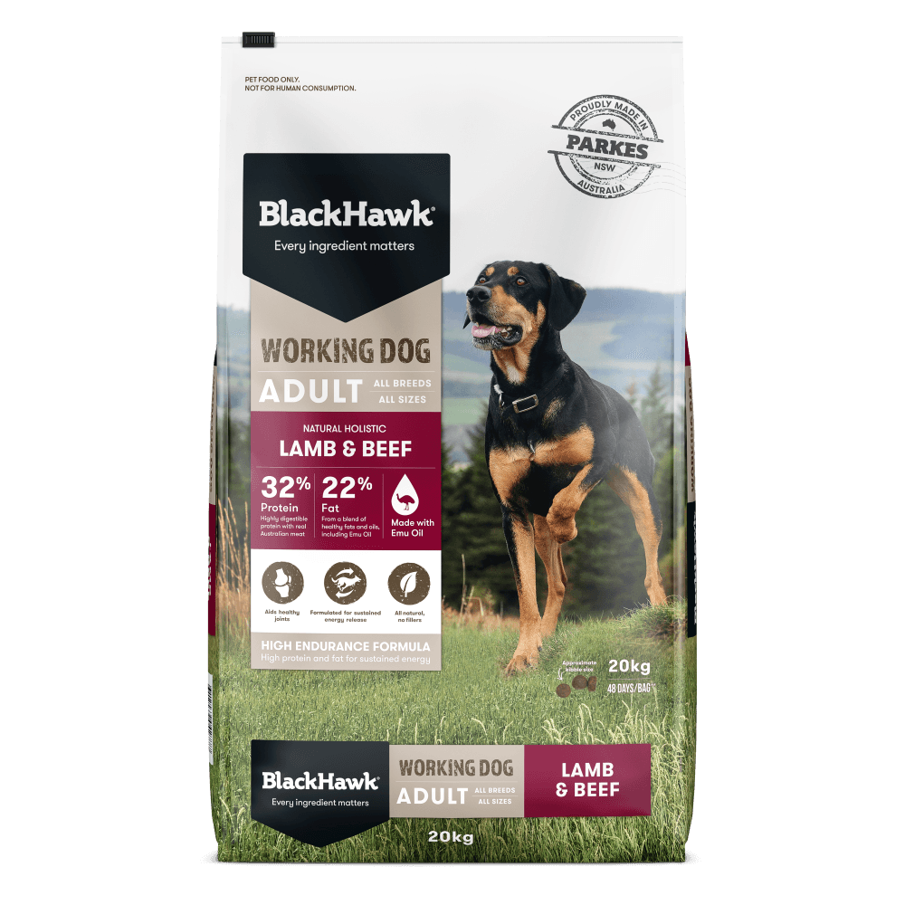 Working Dog Beef Lamb Adult Dry Dog Food