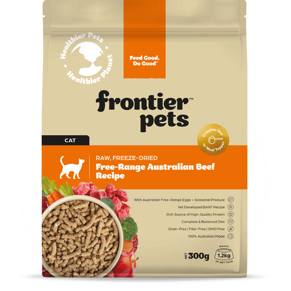 Frontier Pets Adult Beef Freeze Dried Cat Food