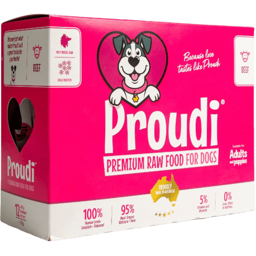 Premium Raw Beef Frozen Dog Food