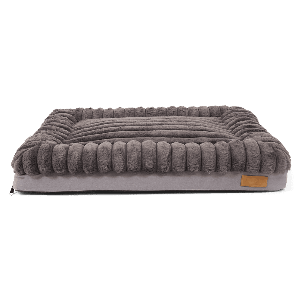 Plush Memory Foam Rectangle Orthopedic Bed