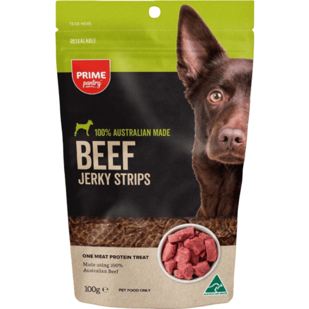 Prime Pantry Beef Jerky Strips Dog Treat