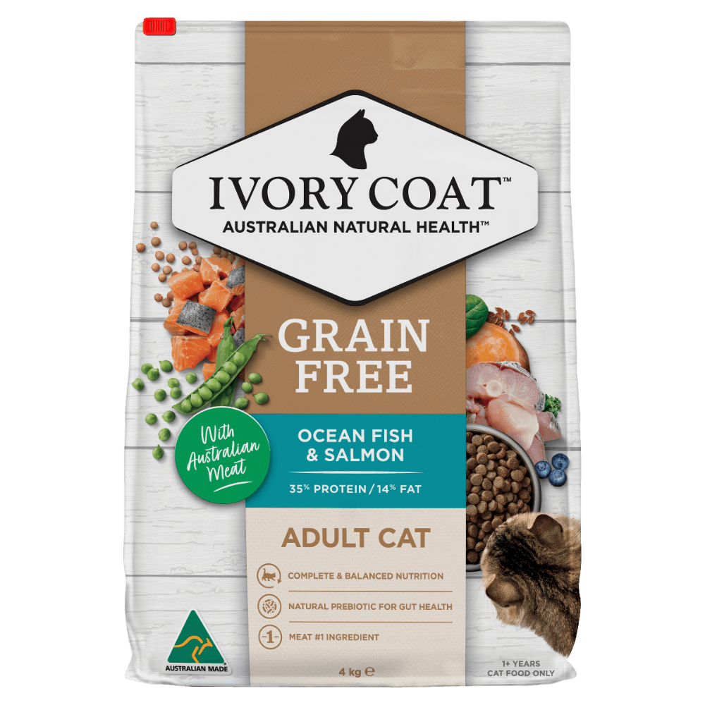 Grain Free Dry Cat Food Adult Ocean Fish And Salmon