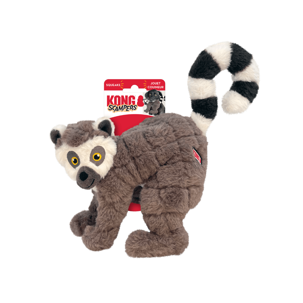 Scampers Lemur Plush Dog Toy