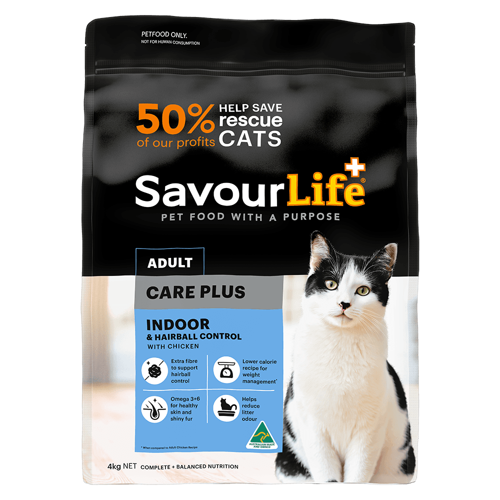 Savourlife Indoor And Hairball Control Care Plus Chicken Adult Dry Cat Food