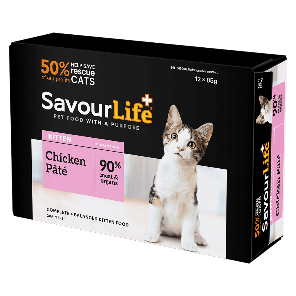 Savourlife Chicken Salmon Kitten Wet Cat Food Cans