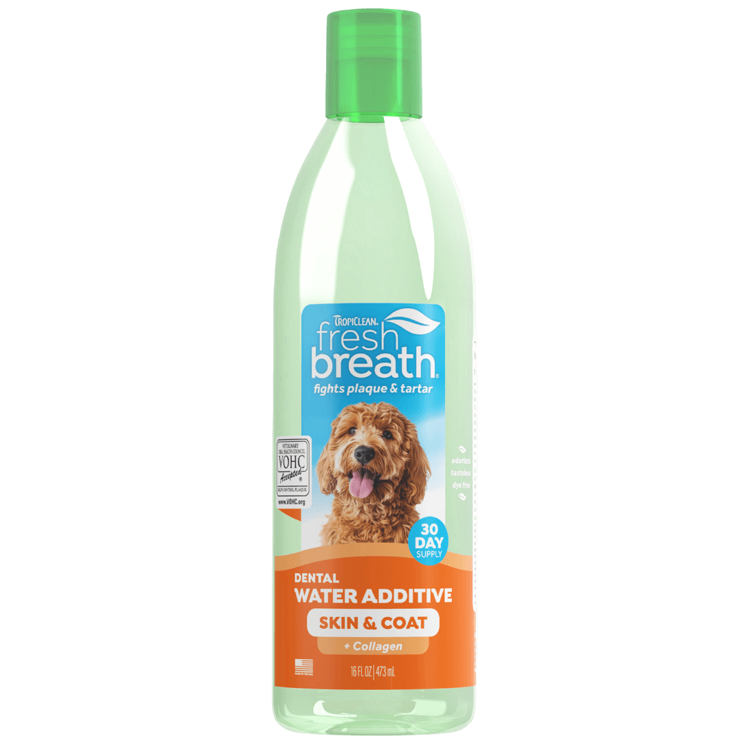 Fresh Breath Dental Water Additive + Skin & Coat for Dogs