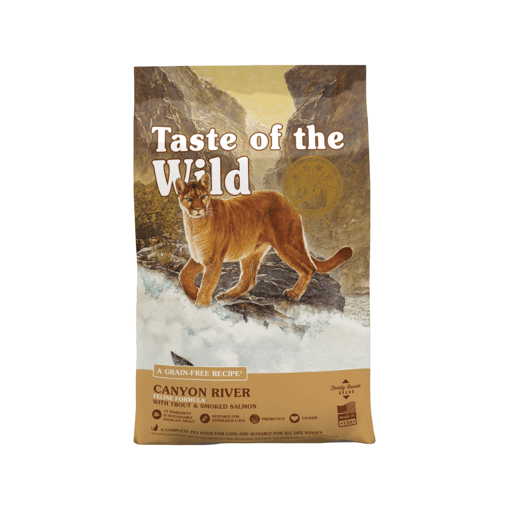 Taste Of The Wild Canyon River Trout and Smoked Salmon All Lifestages Dry Cat Food
