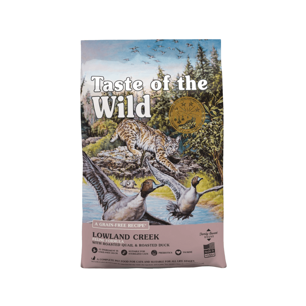 Taste Of The Wild Lowland Creek Quail and Duck All Lifestages Dry Cat Food
