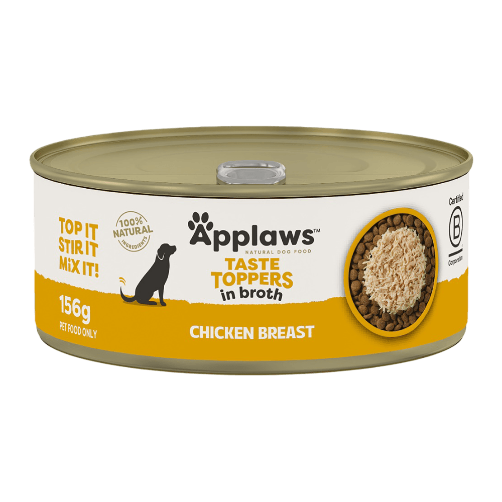 Taste Toppers Chicken Breast In Broth Adult Wet Dog Food Cans