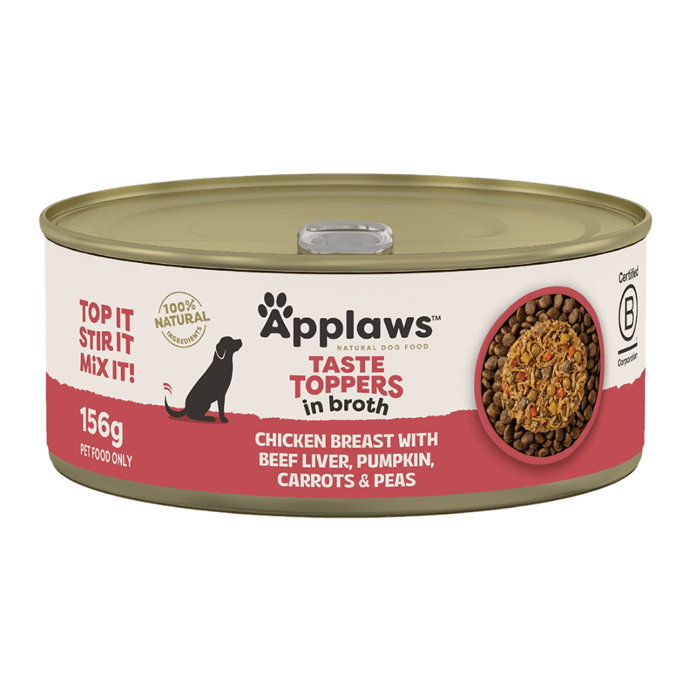 Applaws Taste Toppers Chicken with Liver in Broth for All Lifestages Dogs