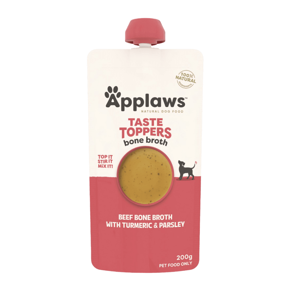 Beef Turmeric And Parsley Broth Topper for All Lifestages Dogs Pouch