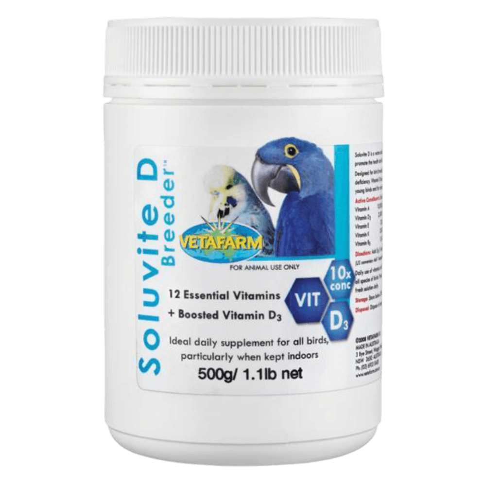 Soluvite D Breeder Vitamin Supplement for Birds