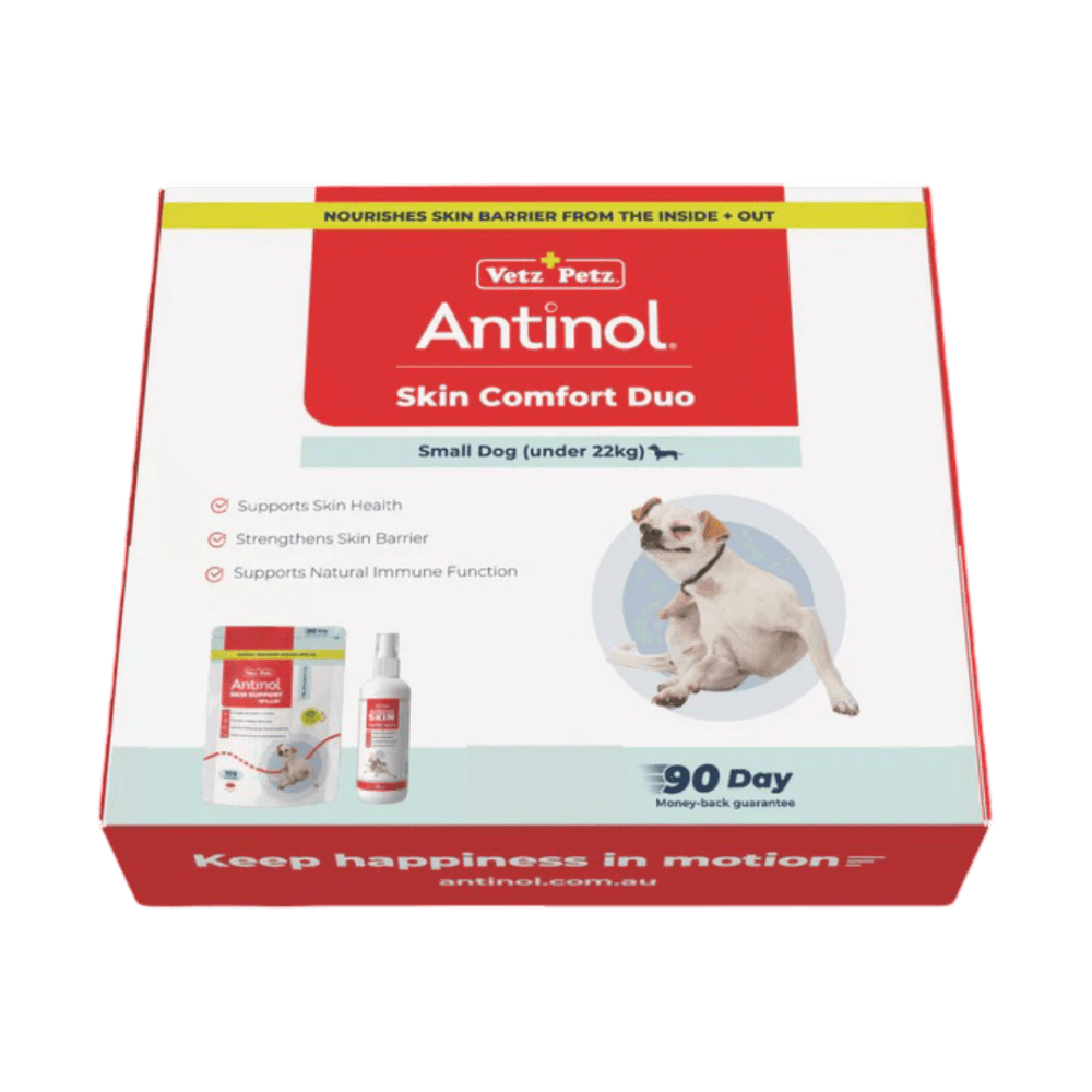 Antinol Plus Skin Comfort Duo Omega & Spray For Small Breed Dogs