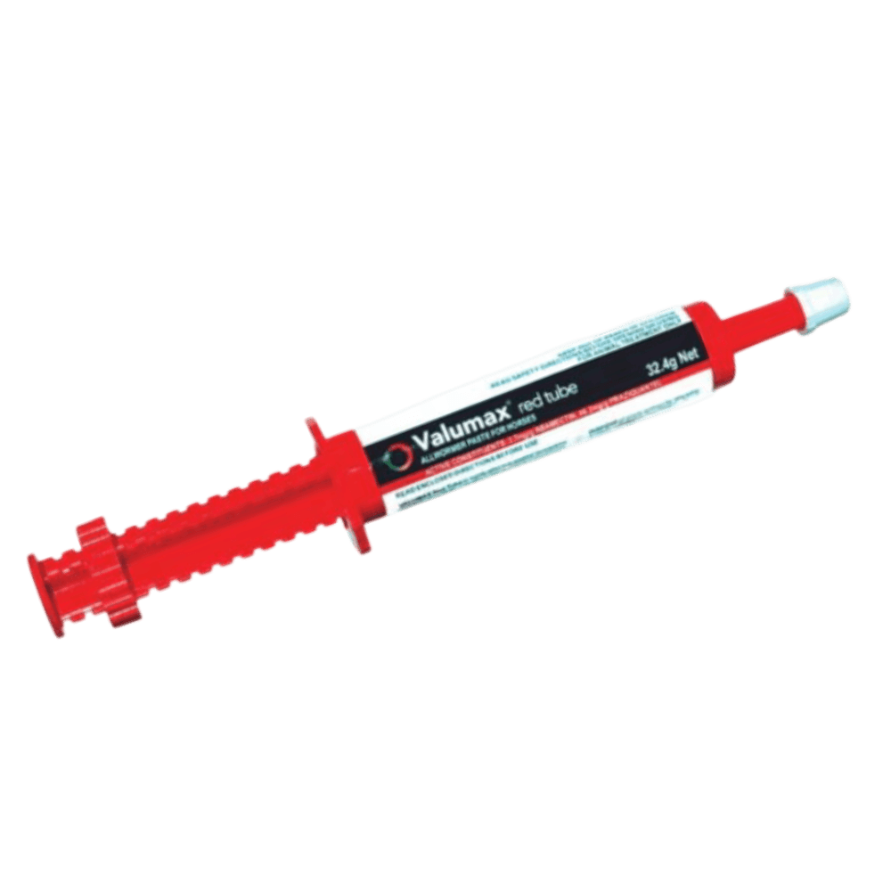 Valumax Red Tube Allwormer Paste for Horses