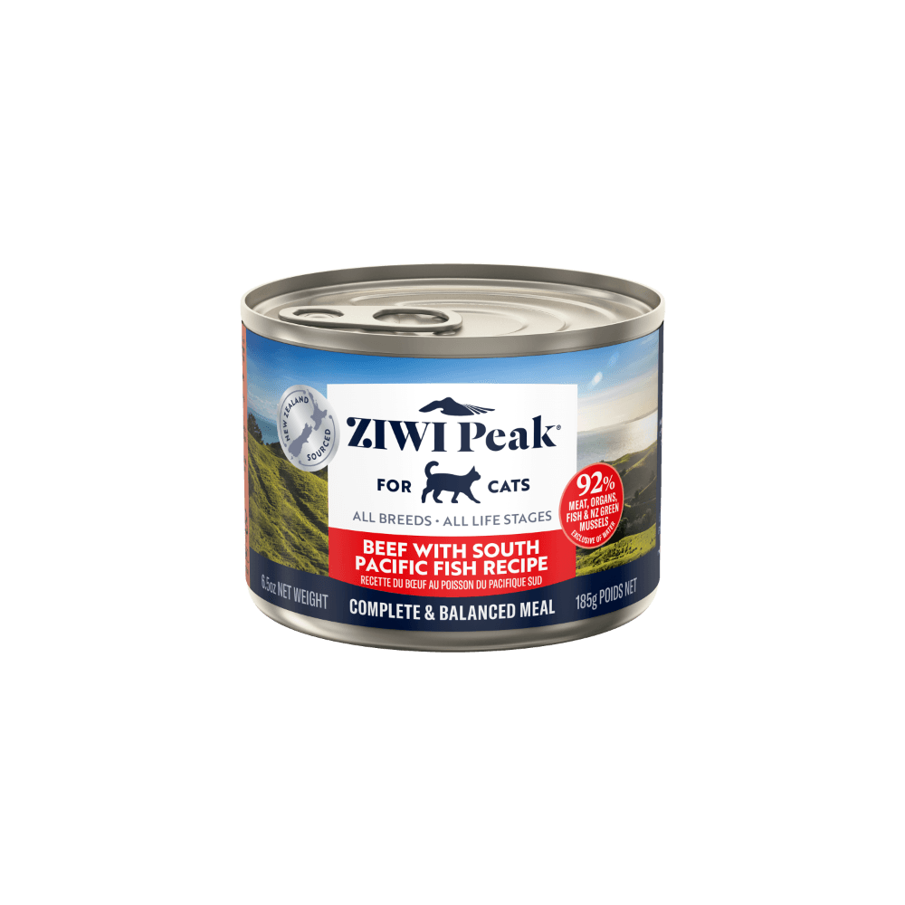 Ziwi Beef with South Pacific Fish Recipe All Lifestages Wet Cat Food Can