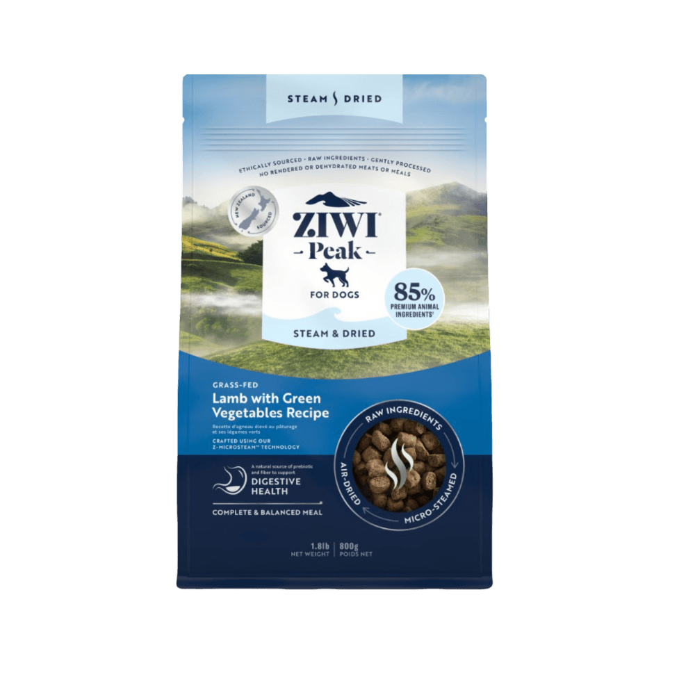 Steam & Dried Lamb with Green Vegetables All Lifestages Dry Dog Food