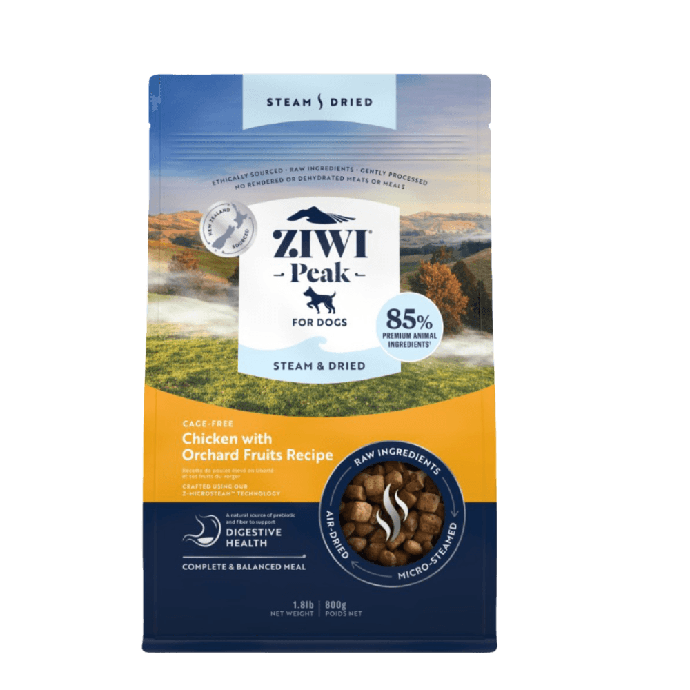 Steam & Dried Chicken with Orchard Fruits All Lifestages Dry Dog Food