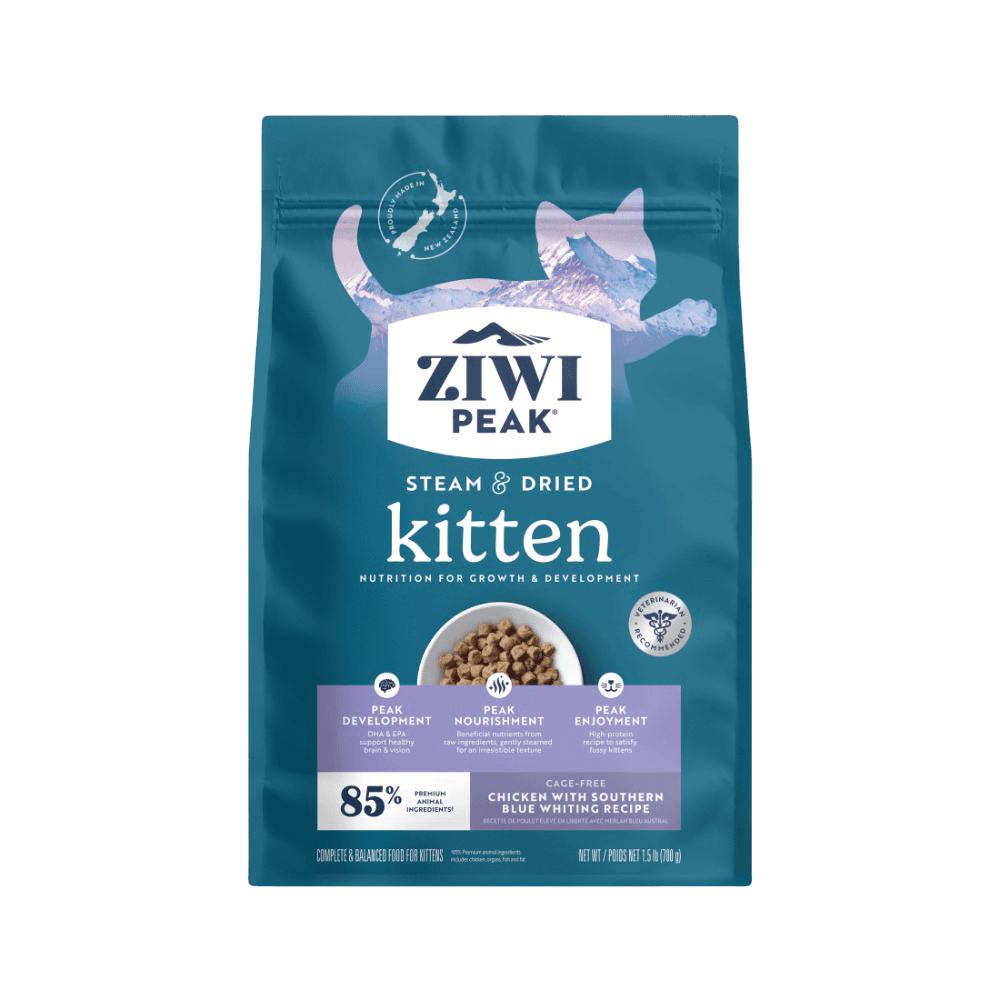 Ziwi Steam & Dried Chicken & Southern Blue Whiting Kitten Dry Food